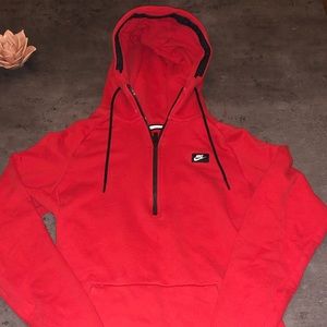 Nike quarter zip hoodie